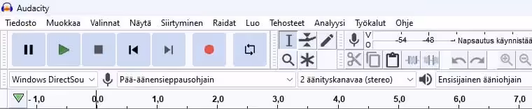 Recording reel-to-reel tape with Audacity