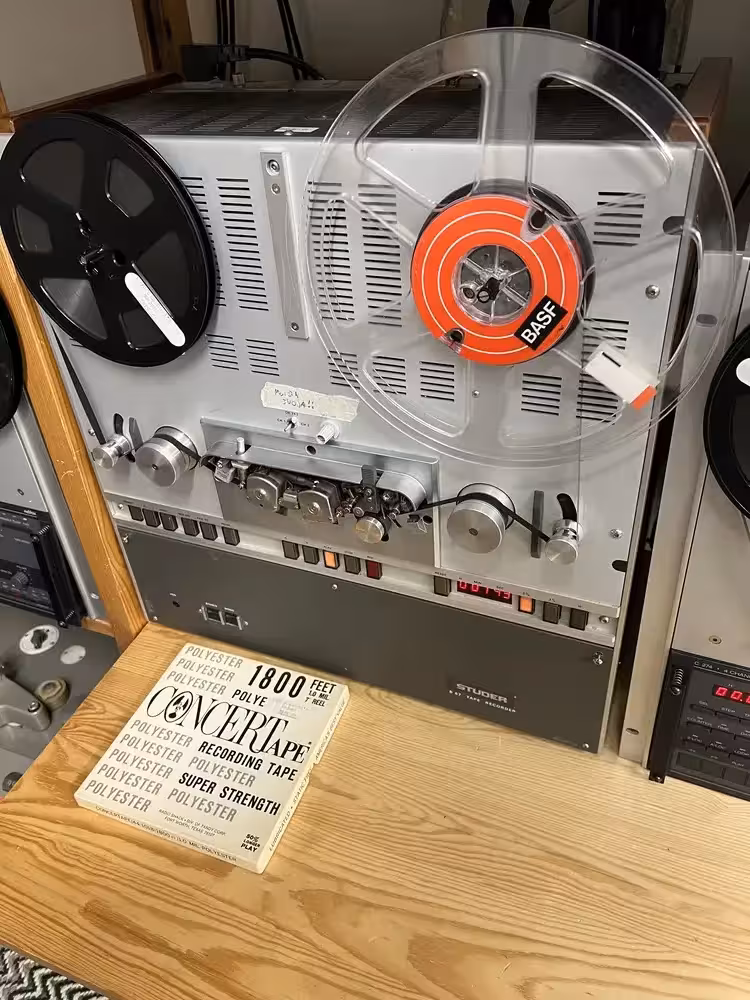 Reel tape playback and recording